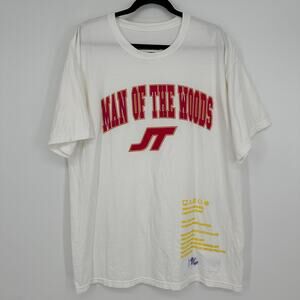 Justin Timberlake X Heron Preston Collectors Edition 196 White T-Shirt Mens XL